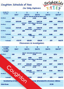 Coughton Schedule of Nursery Fees